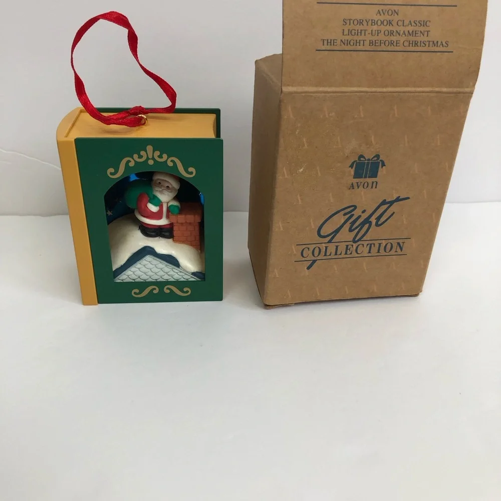 Avon Vintage Storybook Classic Light Up Ornament NEW